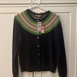 NEW Fair Isle vineyard Vines cardigan. Medium
